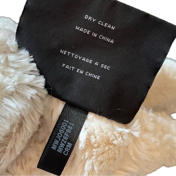 Marc New York Andrew Mark Cream Faux Fur Neutral Open Face Soft Luxe Vest - Picture 11 of 11